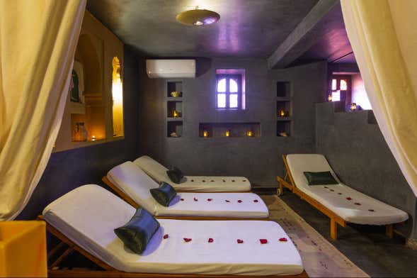 Bagno o massaggio nella spa Les Sources Berbères